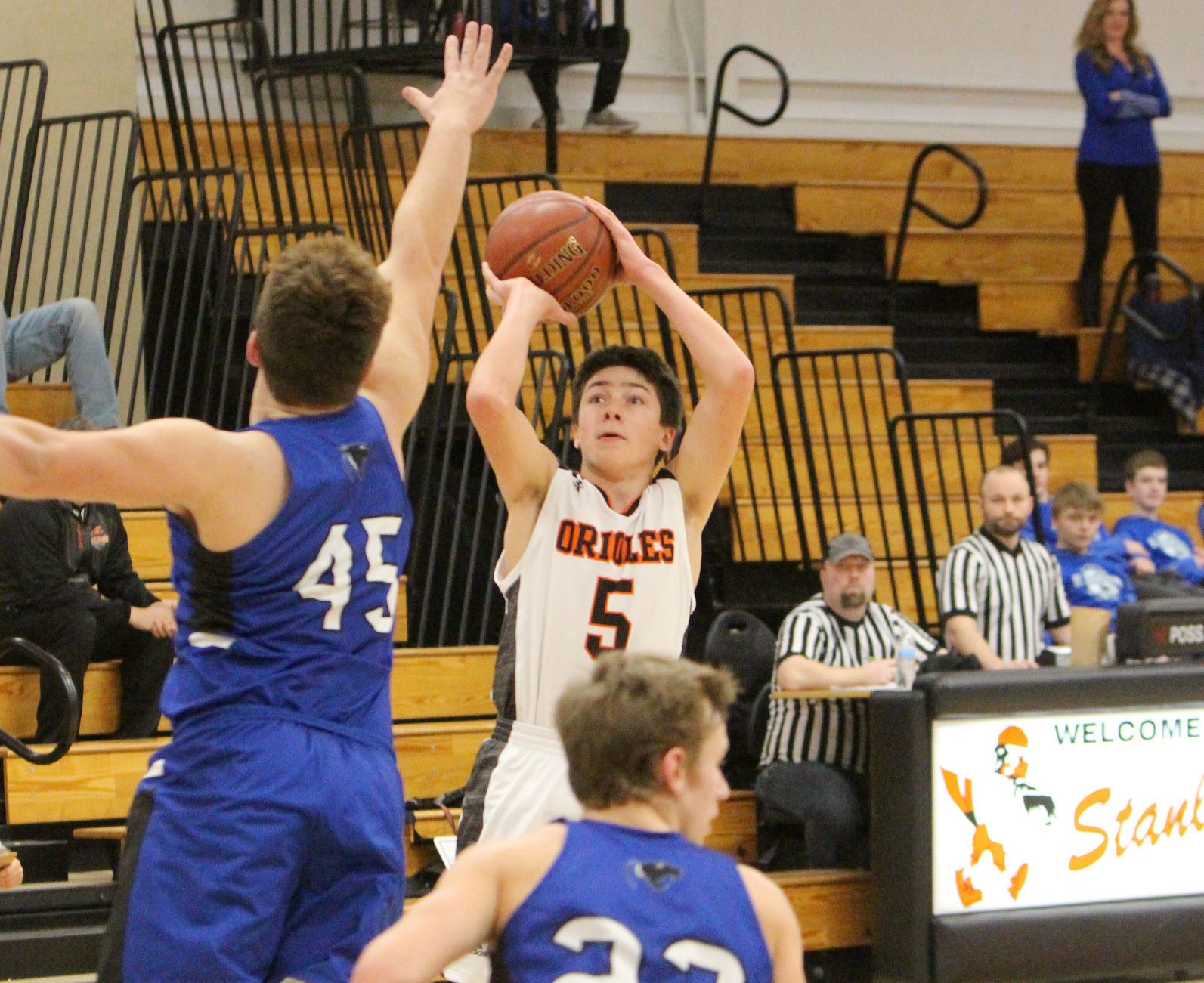 Saint Croix Central at Stanley-Boyd boys basketball 2-15-20